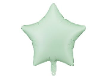 PartyDeco Folija balon sa zvijezdom, zeleni, 48 cm