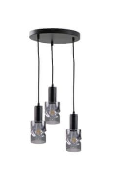 GH Viseća lampa 3xE27 CROSS CRNE
