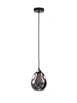 GH Viseća lampa 1xE27 LOKI CRNA/ZLATNA