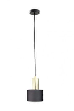 GH Viseća lampa 1xE27 LUCE CRNO ZLATNA
