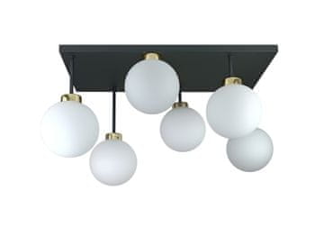 GH Stropna lampa 6xE27 Dea Zlatna/Bijela