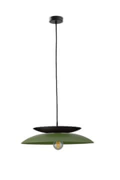 GH Viseća lampa 1xE27 Ferro Khaki/Crna