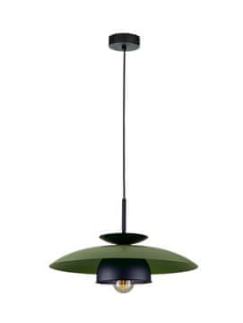 GH 1xE27 Zenya kaki/crna viseća lampa