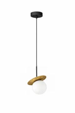 GH 1xE14 Aura crno/zlatna viseća lampa