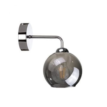 GH Zidna lampa 1xE27 PLUTON SREBRNA