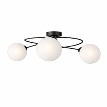GH Stropna lampa 3xE14 Lyra crno/bijela