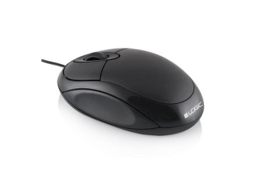 Žičana optička miš LOGIC LM-11, crna