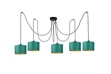 GH Viseća lampa 5xE27 FLOW GREEN LONG