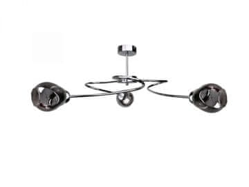 GH Stropna lampa 3xE27 ZAHRA SREBRNA