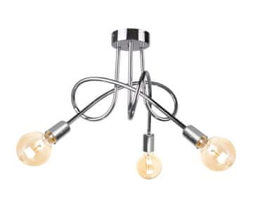 GH Stropna lampa 3xE27 RUMBA SILVER