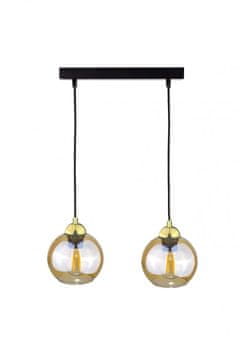GH Viseća lampa 2xE27 JANTARNO ZLATNA