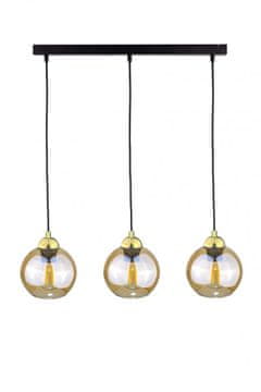 GH Viseća lampa 3xE27 JANTARNO ZLATNA