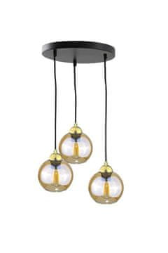 GH Viseća lampa 3xE27 JANTARNO ZLATNA