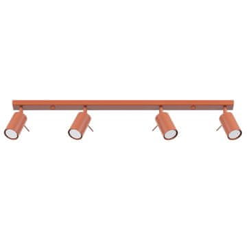 Sollux Stropna lampa RING 4L, crvena oker