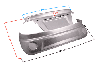 Moretti Hermetički utikač kockastog konektora s 2 PIN-a, AMIO-03519
