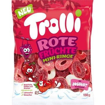 Trolli Trolli Rote Früchte mini prstenovi 150 g