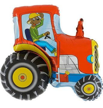 Grabo Balon od folije - Crveni traktor,