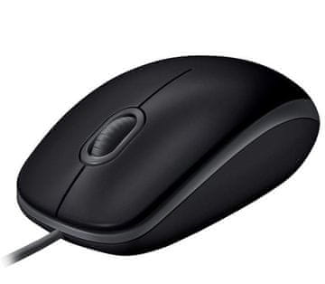 Logitech Logitech B110 Silent optička žičana miš, crna