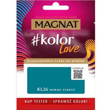 Magnat #kolorLove TEST KL26 morski tirkiz 25 ml