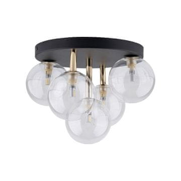 TK Lighting NILOS CRNO/ZLATNA 758 stropna svjetiljka