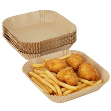 Papstar Papirnati ulošci za fritezu 20x20x4,5cm 100 kom