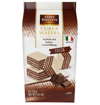 Gunz Feiny Biscuits Cubus vafel s kakaovim kremom 125 g