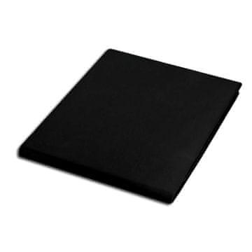Darymex Pamučna plahta s uzorkom 160x200 saten 100% PAMUK crna