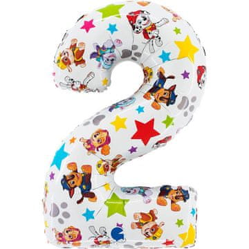 Grabo Folija balon broj 2, Paw Patrol, 66 cm