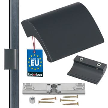 Pochvyt balk alu de luxe RAL7016 antracit + zatrzask