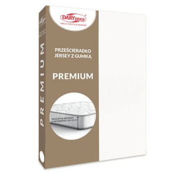 Darymex Pamučna plahta 160x200 JERSEY HEAVY DUTY 170 bijela