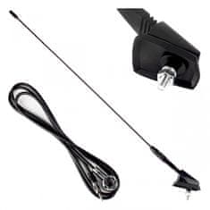 AMIO Auto antena 41 cm 5mm adapter ANT01 -01048