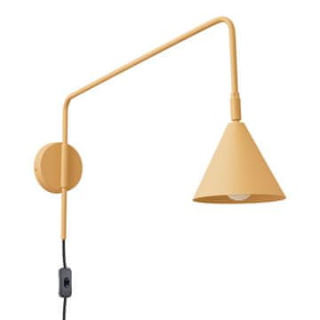 Sollux Zidna lampa NOX 1 E14 zlatna SL.1698