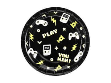 PartyDeco Ploče za Gamepad za igrače 23 cm, 6 kom.