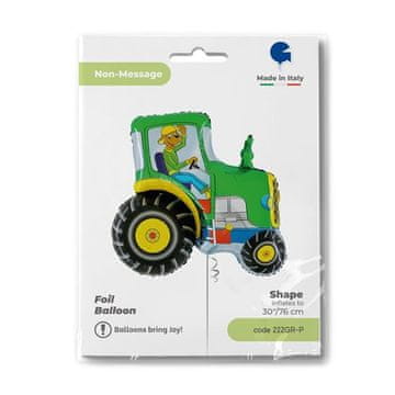 Grabo Traktor od folijskih balona, zeleni, farma, , 76 cm
