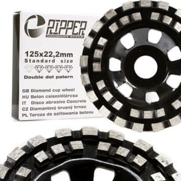 Riper za brušenje betona 125 mm dvostruka točka