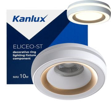 Kanlux ELICEO LED reflektor, bijela i zlatna, 35287
