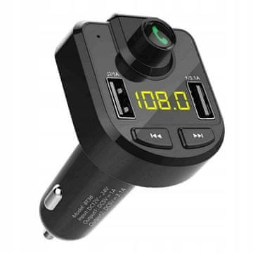 Odašiljač FM punjač bluetooth mp3 2xusb sd