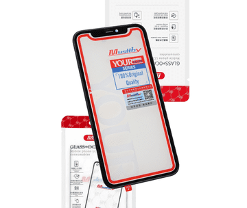 Brzo staklo za zaslon MUSTTBY s OCA za Apple iPhone 15 Plus