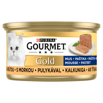 Nestlé Gourmet Gold hrana za mačke, pašteta s puretinom, 85 g