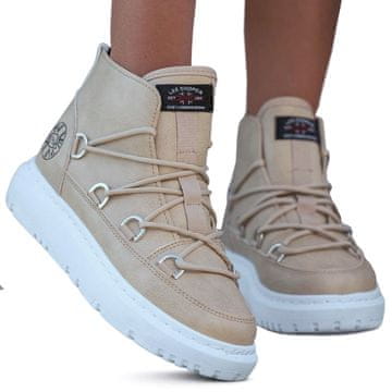 Lee Cooper Bežove gležnjače Lee Cooper za žene, 41