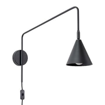 Sollux Zidna lampa NOX 1 E14 crna SL.1697