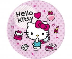 Procos Papirnati tanjuri Hello Kitty, 23 cm, 8 kom