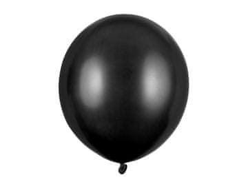 PartyDeco Snažni crni metalik crni baloni 43 cm 25 komada