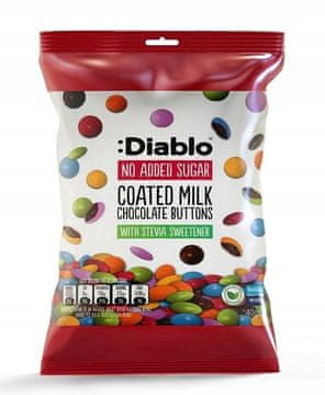 Diablo dražeje od leće u čokoladi bez šećera