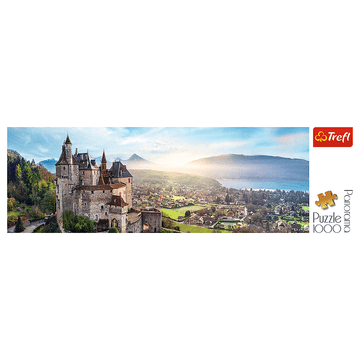 Trefl 29055 "1000 Panorama" - dvorac Menthon, Francuska