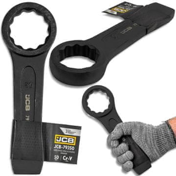 JCB PRSTENASTI KLJUČ ZA NABIJANJE 50 mm Cr-Mo čelik 12-RUB
