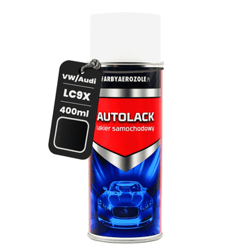VW Audi LC9X Tamno crna boja u spreju za automobile 400ml