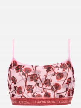 Calvin Klein ružičasti grudnjak s WE uzorkom mekani M 0Z5D1_D* M 0_5 TIA