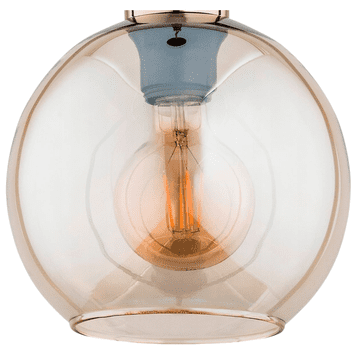 Sjenilo za lampu od jantarnog stakla, E27 Alfa kugla