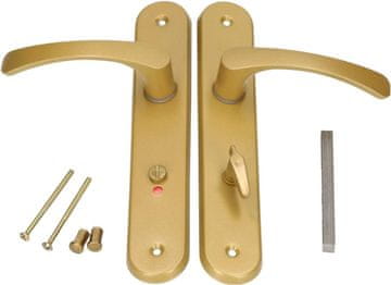 Ručka male duljine, aluminij, WC 72 GOLD